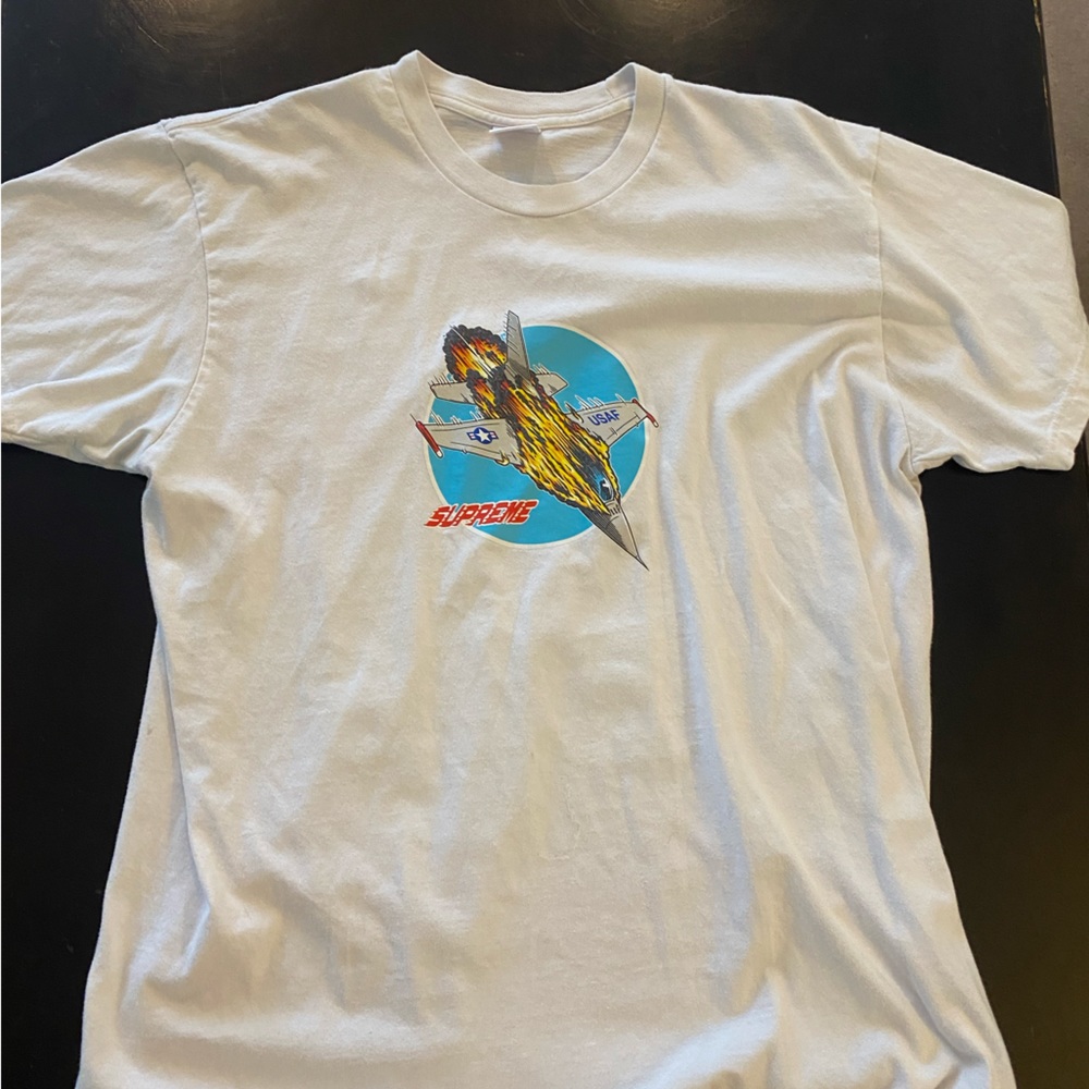 supreme rocket tee white